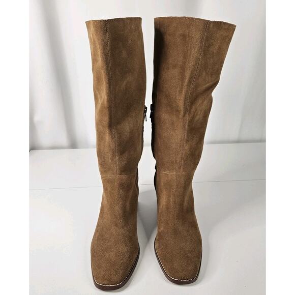 Crown Vintage Ravvi Boot Tan Mid-Calf Slouch Size 9 Western Classic - Picture 2 of 11